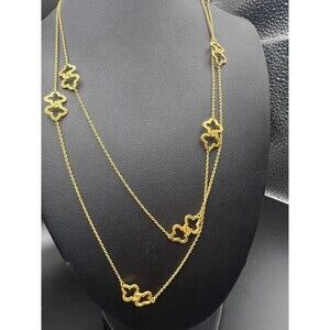 STELLA & Dot Clover Station Necklace